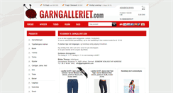 Desktop Screenshot of garngalleriet.com