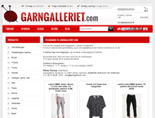 Tablet Screenshot of garngalleriet.com