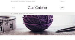 Desktop Screenshot of garngalleriet.se